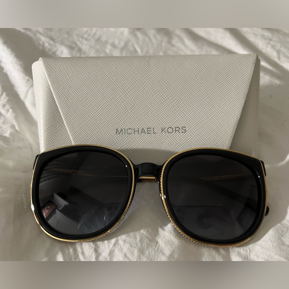 michael kors gold trim sunglasses